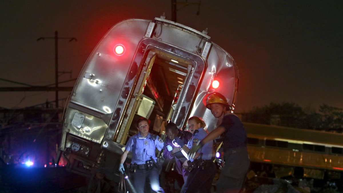 APTOPIX Amtrak Crash