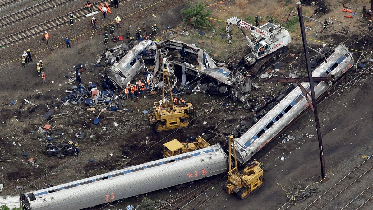 APTOPIX Amtrak Crash