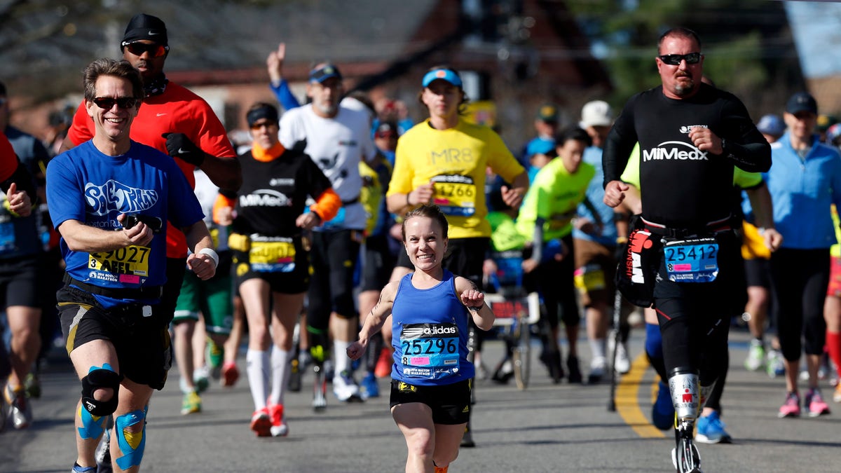 APTOPIX Boston Marathon