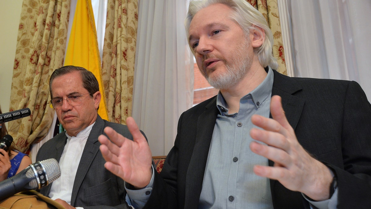 APTOPIX Britain Assange