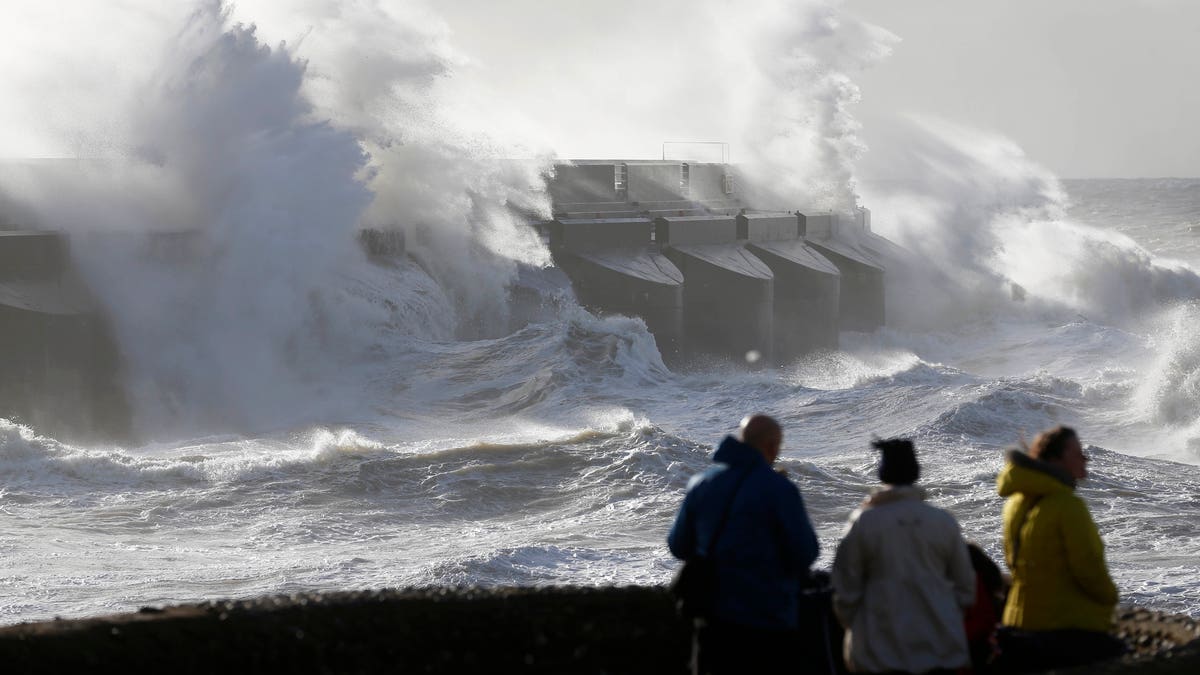 APTOPIX Britain Storm