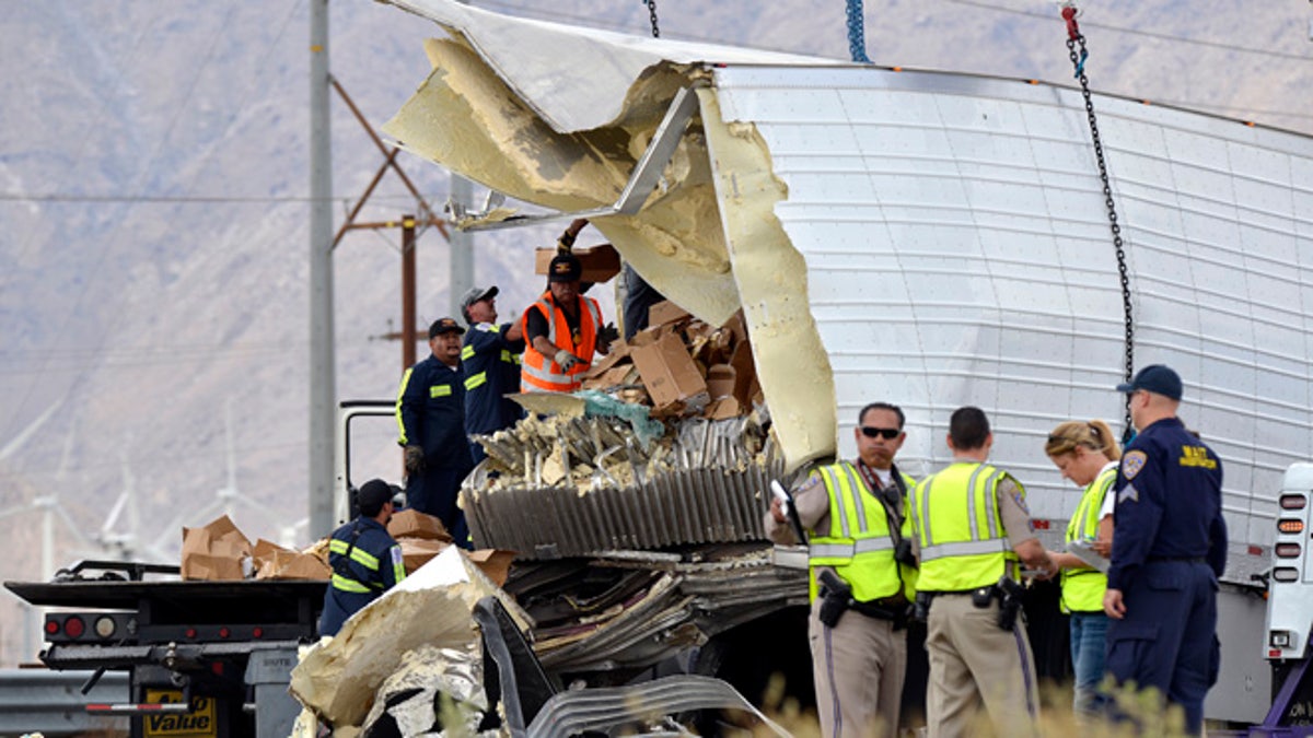 APTOPIX Fatal Tour Bus Crash