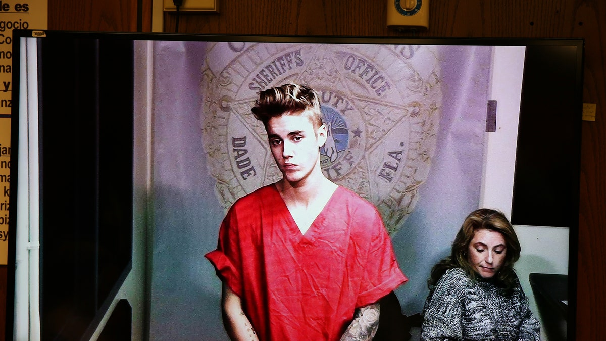 APTOPIX Justin Bieber Arrest