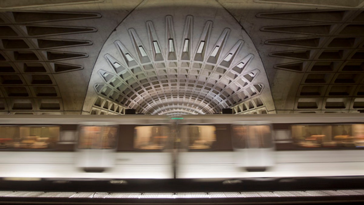 APTOPIX Metro Station Smoke
