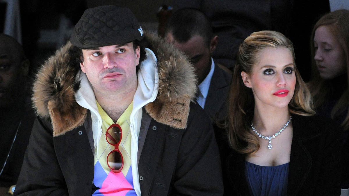 FILE - In this Feb. 5, 2008 file photo, Simon Monjack, left, and actress Brittany Murphy, attend the Monique Lhuillier 2008 Fall Collection during Fashion Week, in New York. Monjack was found dead at his Los Angeles home late Sunday, May 23, 2010, five months his wife, actress Brittany Murphy died, police said. (AP Photo/Peter Kramer, File)