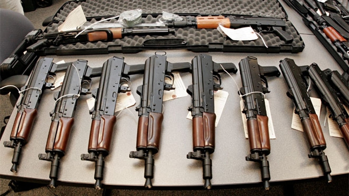 Seized ATF guns