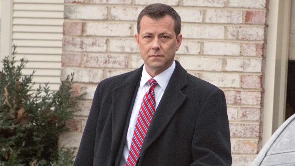 FBI Agent Peter Strzok, who exchanged 375 text messages with Department of Justice attorney Lisa Page that led to his removal from special counsel Robert Mueller's probe into ties between the Trump campaign and the Kremlin's efforts to interfere in the U.S. election last summer, photographed outside his home in Fairfax, Virginia on Wednesday, January 3, 2018. Credit: Ron Sachs / CNP (RESTRICTION: NO New York or New Jersey Newspapers or newspapers within a 75 mile radius of any part of New York, New York, including without limitation the New York Daily News, The New York Times, and Newsday.) Photo by: Ron Sachs/picture-alliance/dpa/AP Images