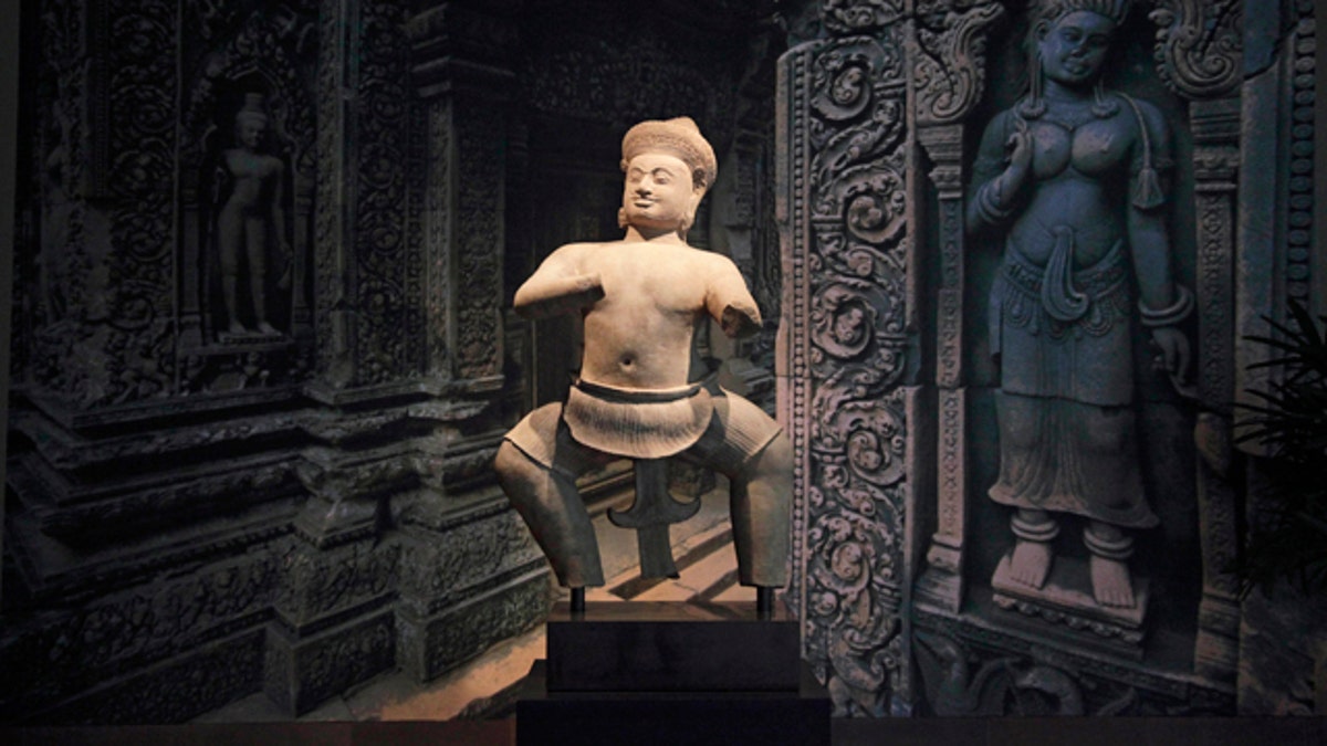 Ancient Cambodian Statue
