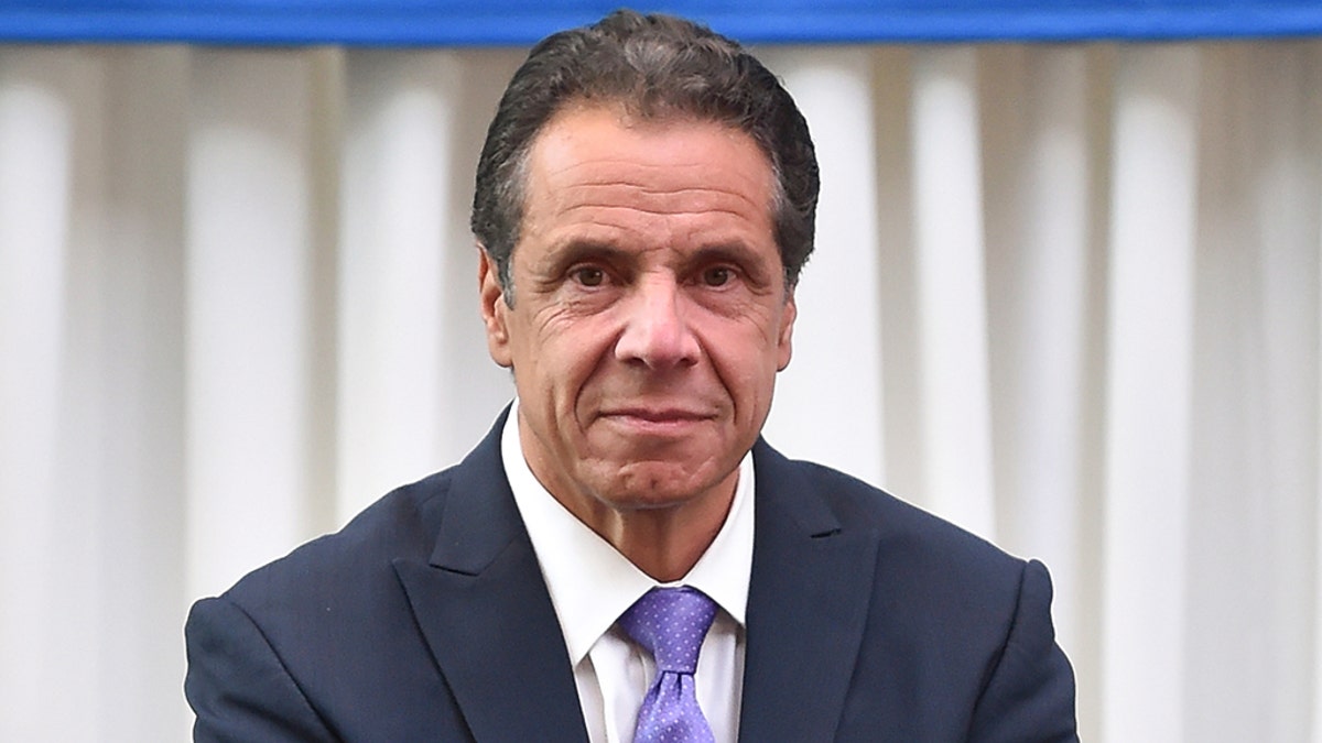 New York Governor Andrew Cuomo appears at a press conference to celebrate Billy Joel's 100th lifetime concert at Madison Square Garden on Wednesday, July 18, 2018 in New York. (Photo by Evan Agostini/Invision/AP)