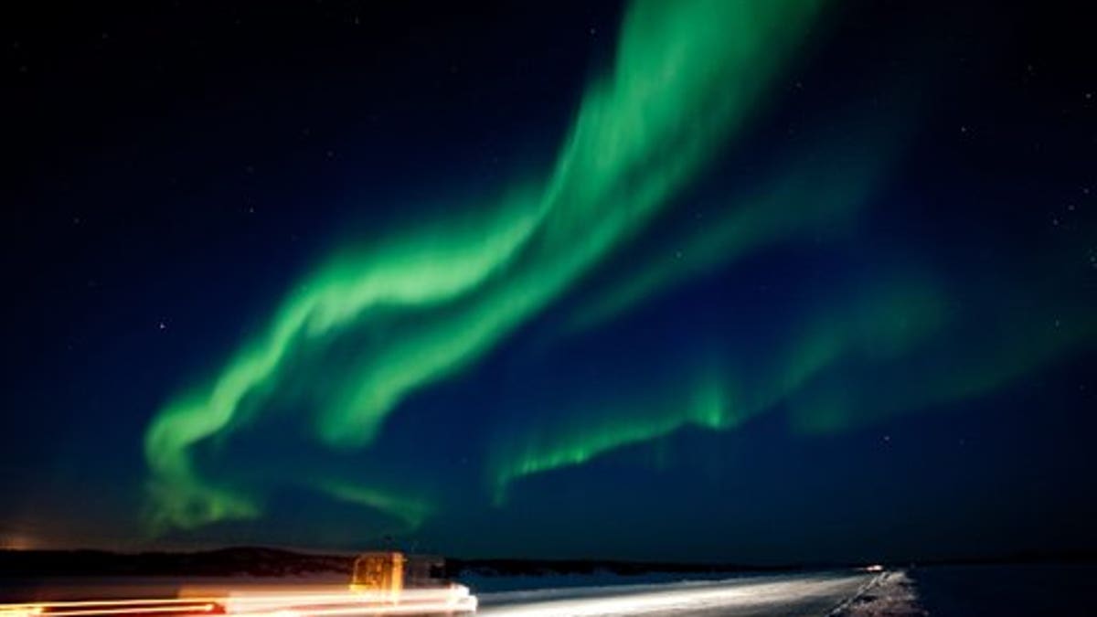 Aurora Borealis Solar Storm