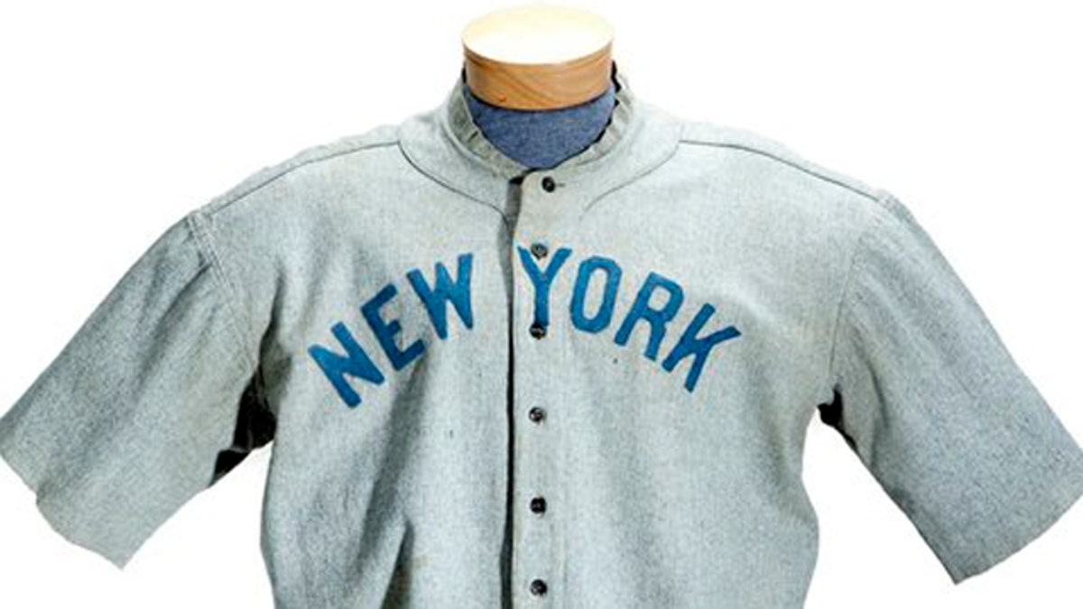 Babe Ruth jersey sells for a record $4.4 million at auction