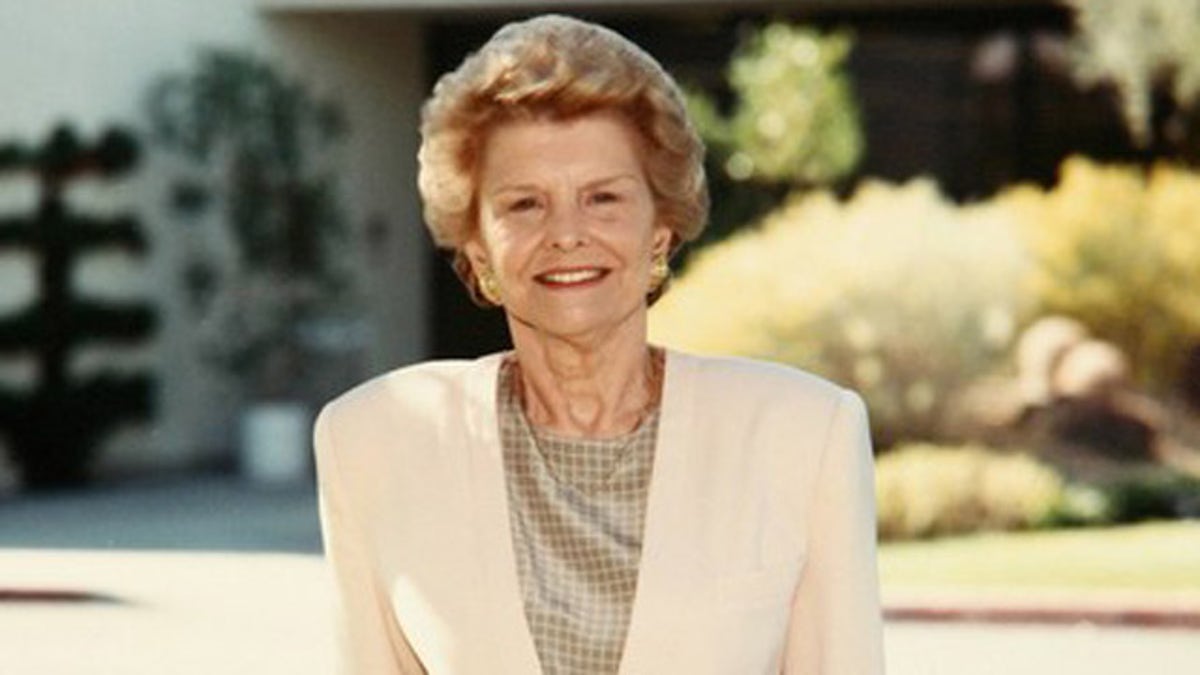Betty Ford, chairman and co-founder of the Betty Ford Center since 1982, is shown at the center in Rancho Mirage, California. Mrs. Ford died on July 8.