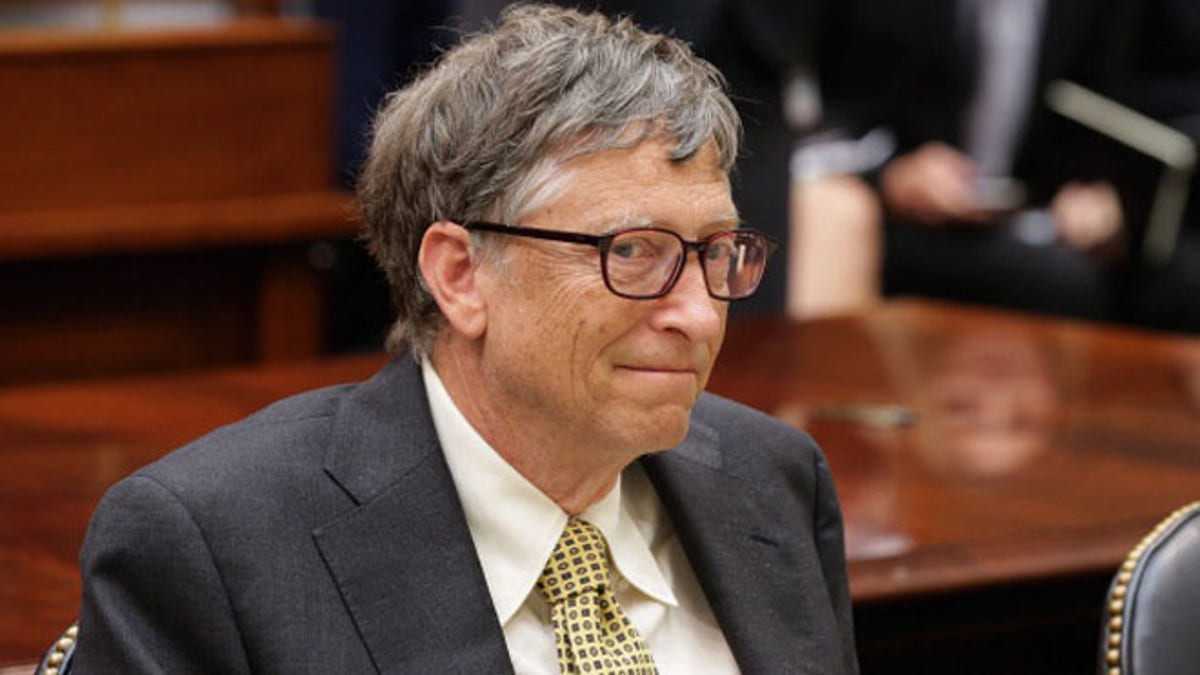 WASHINGTON, DC - DECEMBER 03:  Bill Gates, Microsoft Chairman and co-chair of the Bill and Melinda Gates Foundation, sites down for a meeting with House Foreign Affairs Committee members in the Rayburn House Office Building on Capitol Hill December 3, 2013 in Washington, DC. The world's richest person valued at about $77.7 billion, Gates was meeting with the committee to discuss the work of the foundation around the world.  (Photo by Chip Somodevilla/Getty Images)