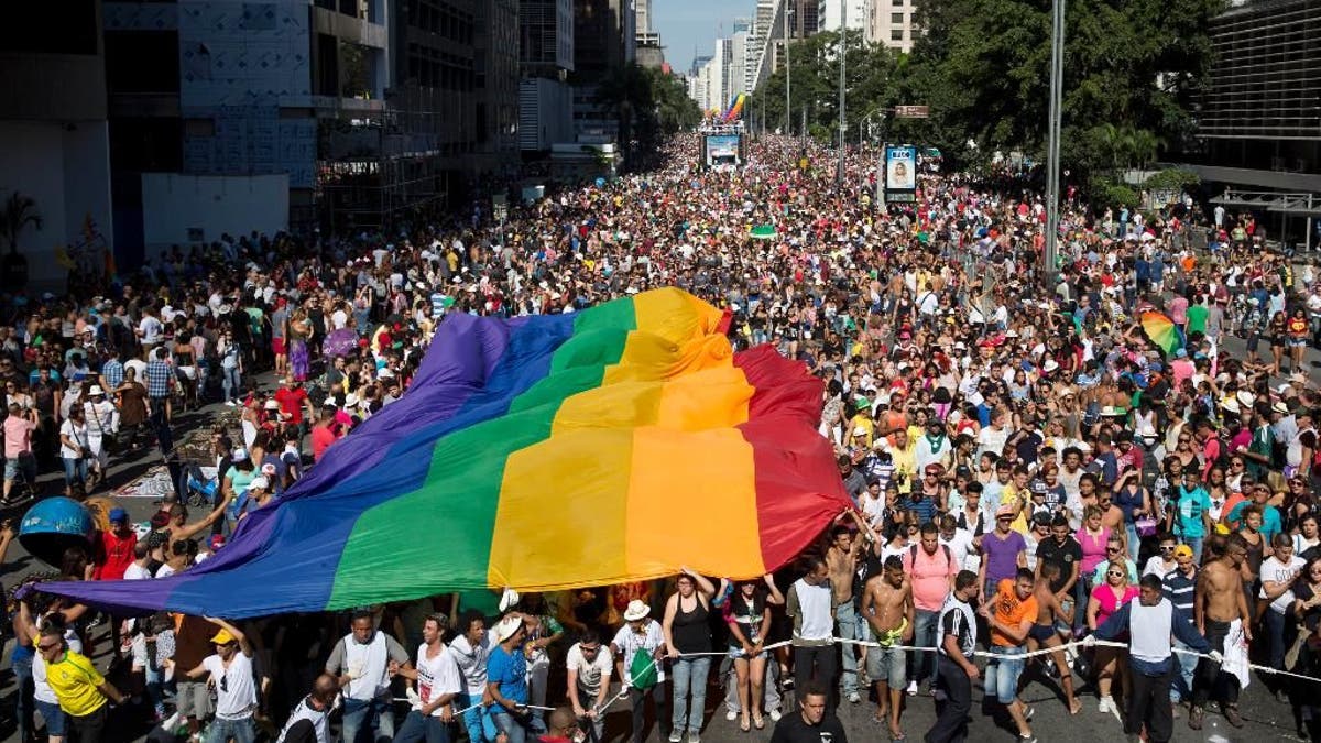 Brazil gay rights advocates call for ban on discrimination in large annual  parade | Fox News