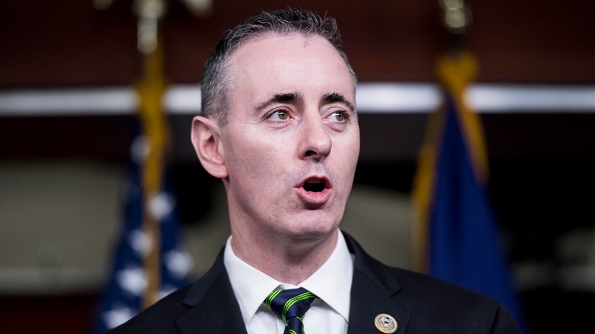 UNITED STATES - JANUARY 10: Rep. Brian Fitzpatrick, R-Pa., speaks during the Bipartisan Heroin Task Force news conference on the release of the 2018 legislative agenda for the 115th Congress on Wednesday, Jan. 10, 2018. (Photo By Bill Clark/CQ Roll Call) (CQ Roll Call via AP Images)