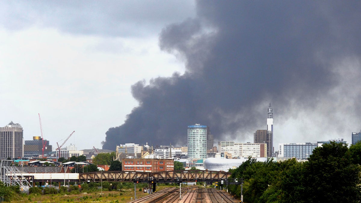 Britain Plastics Fire