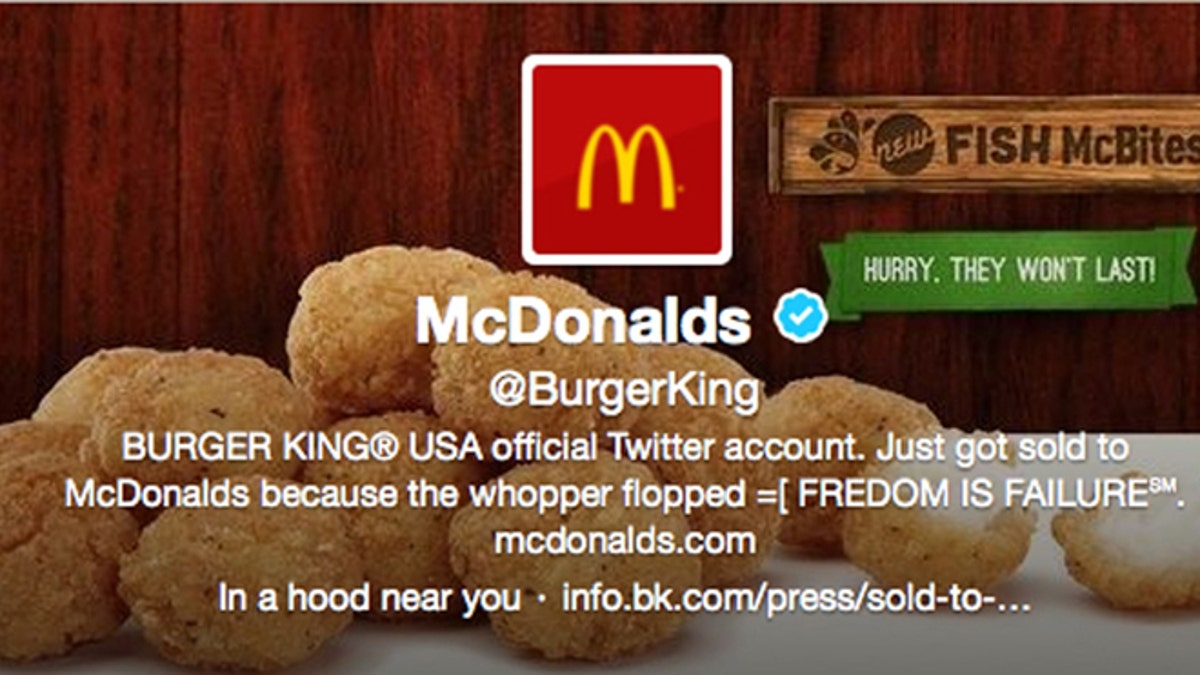 Burger King-Twitter Hacked