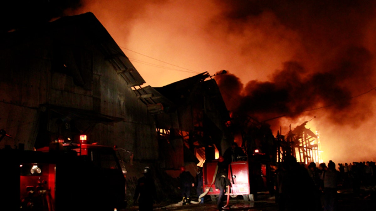 Myanmar Fire