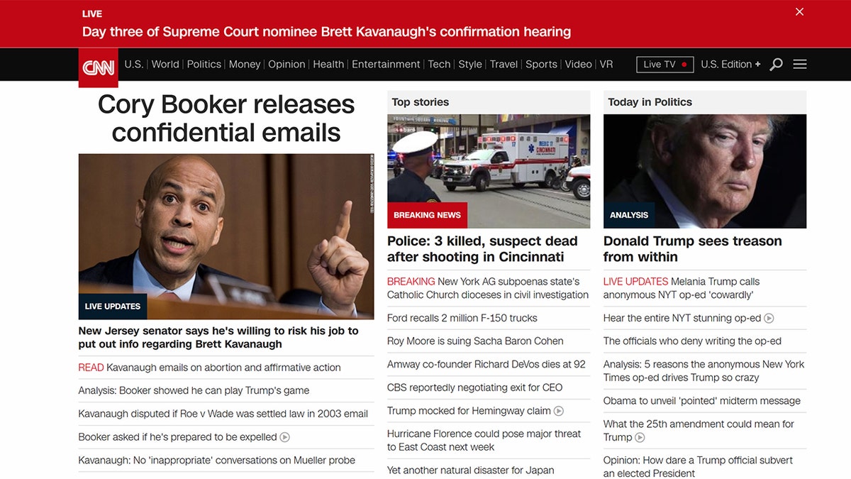 CNN’s headline referred to the emails as “confidential” hours after it was revealed they were cleared.