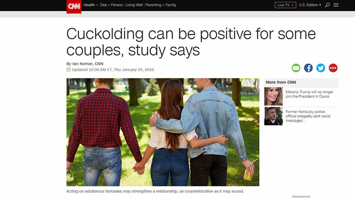 CNN mocked after declaring cuckolding can be a positive for certain couples Fox News