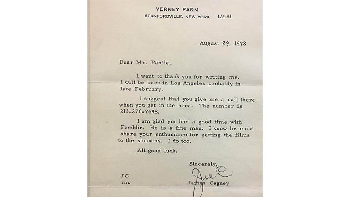 Cagney Letter