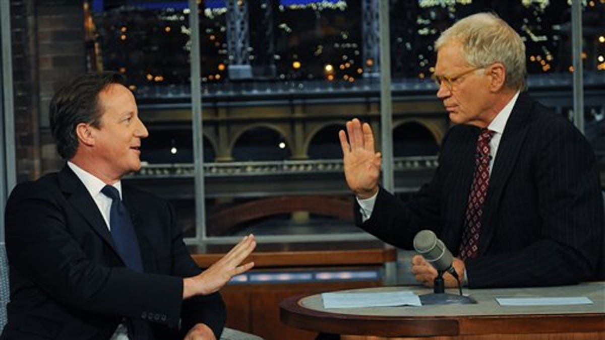 US Cameron David Letterman Show