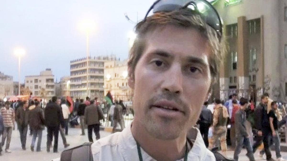 This undated still image from video released Thursday, April 7, 2011 by GlobalPost, shows James Foley of Rochester, N.H., a freelance contributor for GlobalPost, in Benghazi, Libya. GlobalPost said it has been told Foley was taken prisoner in Libya on Tuesday, April 5, 2011. (AP Photo/GlobalPost)