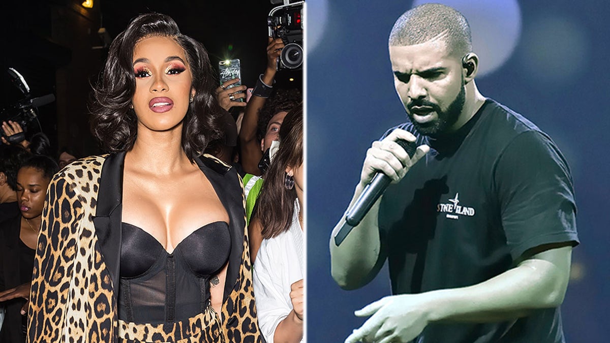 Cardi B Drake Getty AP