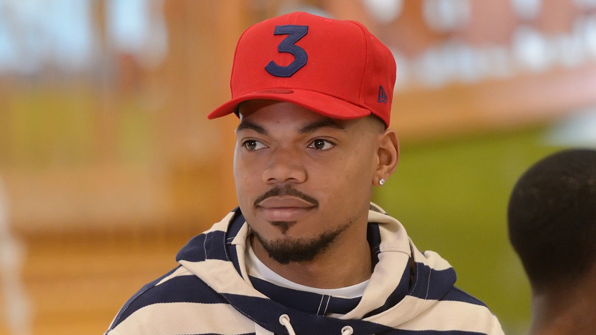GURNEE, IL - JUNE 21:  Chance the Rapper attends the Great Wolf Lodge Illinois grand opening celebration at Great Wolf Lodge Illinois on June 21, 2018 in Gurnee, Illinois.  (Photo by Daniel Boczarski/Getty Images)