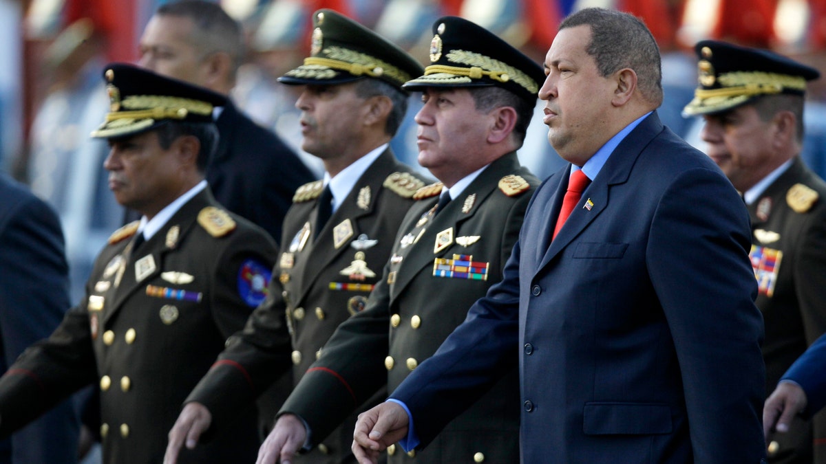 APTOPIX Venezuela Chavez Military