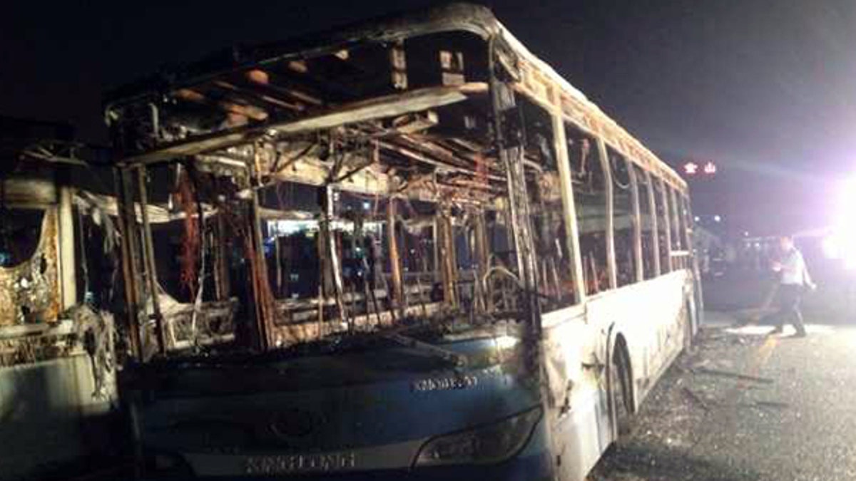 China Bus Fire