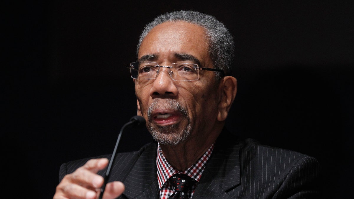 November 1: Rep. Bobby Rush, D-Ill., takes part in a congressional round-table on college sports, offering their perspectives on current state of NCAA athletics, on Capitol Hill in Washington.