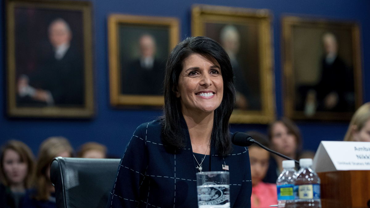 Haley mengatakan peringatan terhadap Suriah juga ditujukan kepada Rusia dan Iran