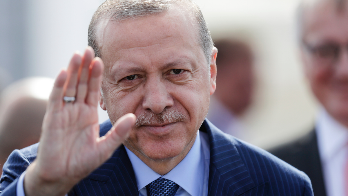 The government of Turkish President Recep Tayyip Erdogan has arrested tens of thousands of Turks and nationals of other countries in a post-coup crackdown. (AP Photo/Markus Schreiber)
