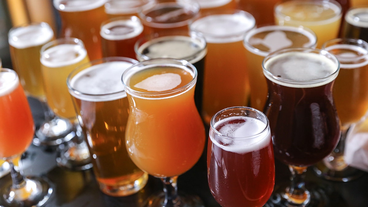 Craft Beers Stock Photo