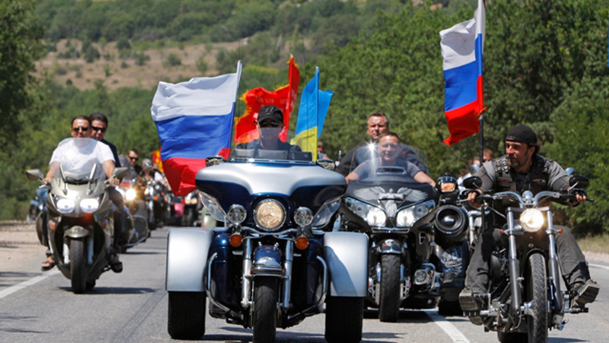 Crimea Russia Bikers