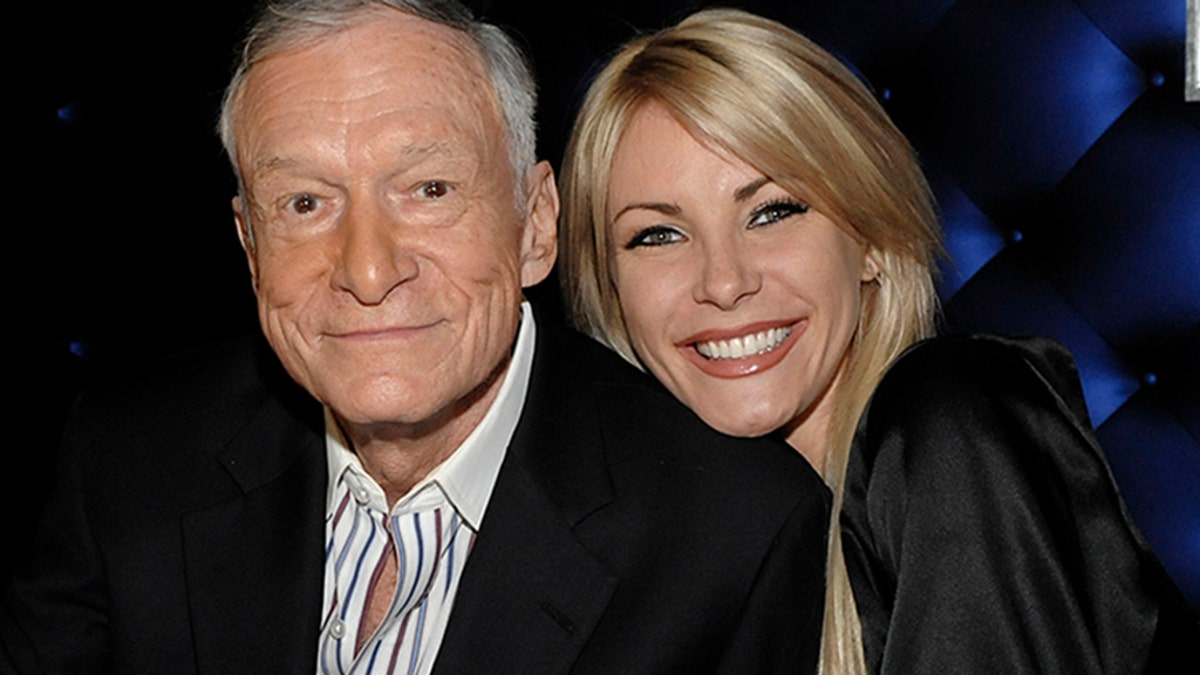 Crystal Harris and Hugh Hefner (2009)