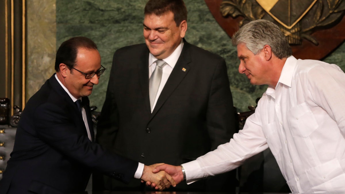 Cuba France Hollande