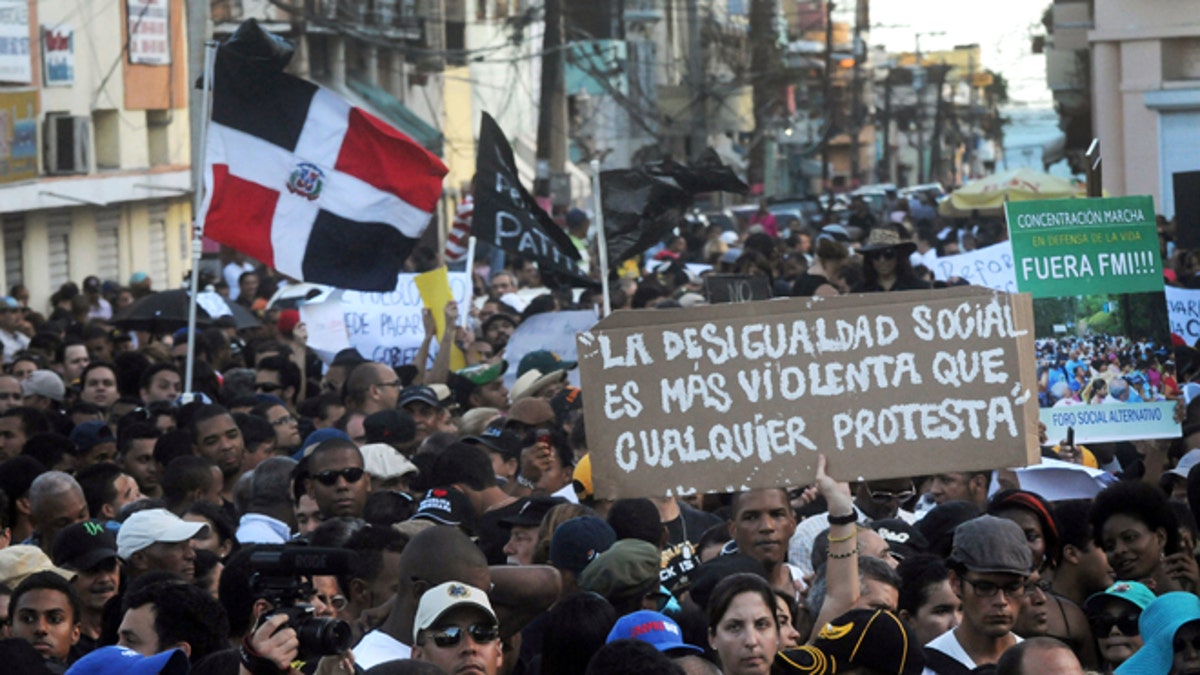 Dominican Republic Protest