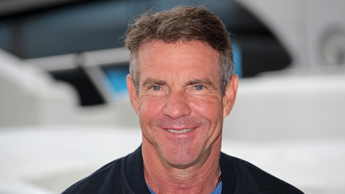 Actor Dennis Quaid poses during a photocall for the television series 