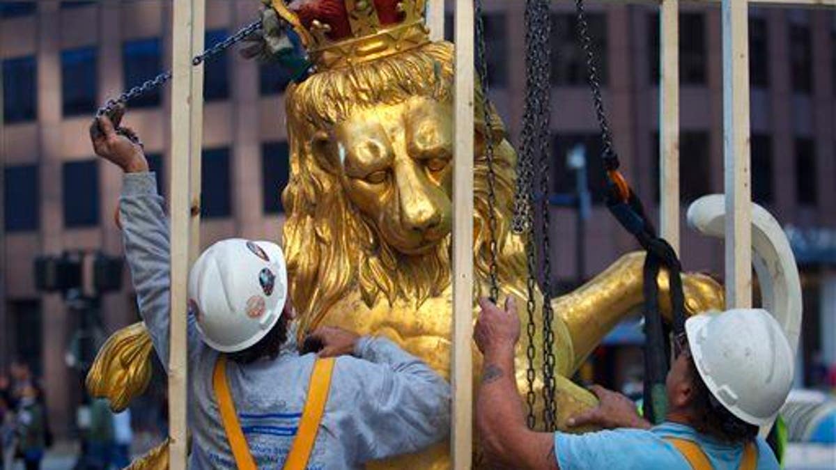 64f38337-Time Capsule Lion Statue