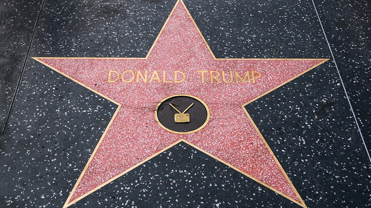 Trump's star on the Walk of Fame, Hollywood