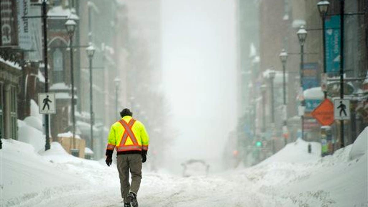 Canada Maritime Winter Storm