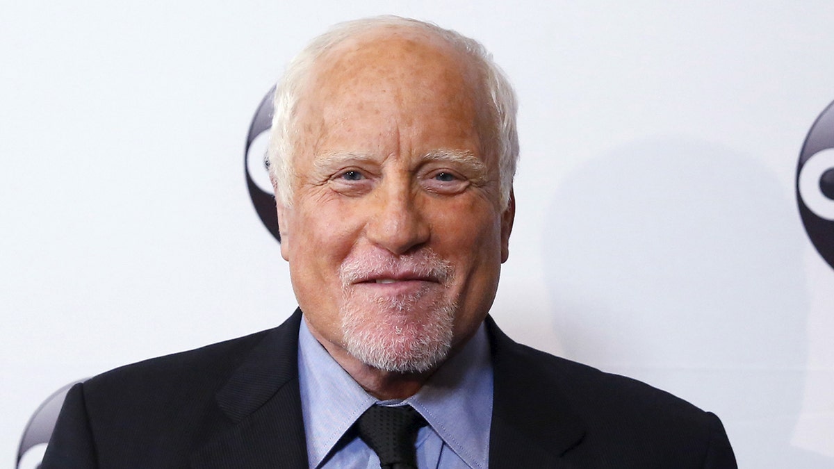 Actor Richard Dreyfuss poses on the red carpet for the ABC Television Network movie 