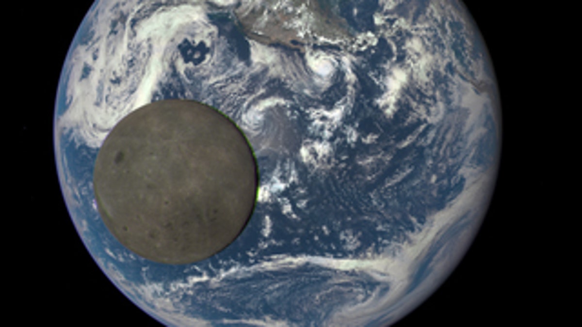 From a million miles away, stunning NASA images show the moon