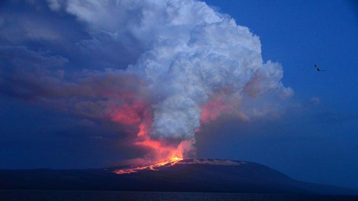 Ecuador Galapagos Volcano