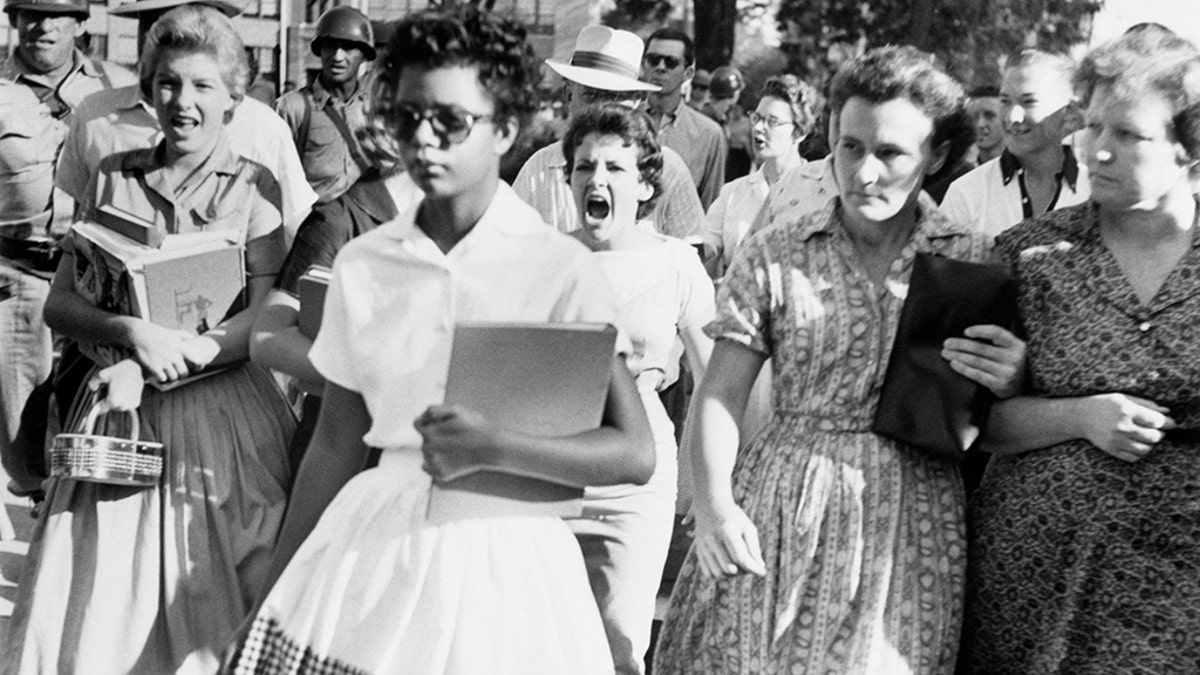 Elizabeth Eckford was one of the nine  students whose integration into Little Rock's Central High School was ordered by a Federal Court following legal action by NAACP.