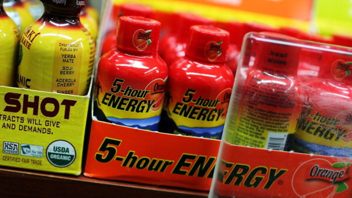 NEW YORK, NY - NOVEMBER 15:  The drink 5-Hour Energy is viewed for sale at a grocery store on November 15, 2012 in New York City. The federal government and the New York Attorney General's office have announced that they are investigating the popular energy drink after the Food and Drug Administration received claims that 5-Hour Energy has over the past four years led to 13 deaths and 33 hospitalizations.  (Photo by Spencer Platt/Getty Images)