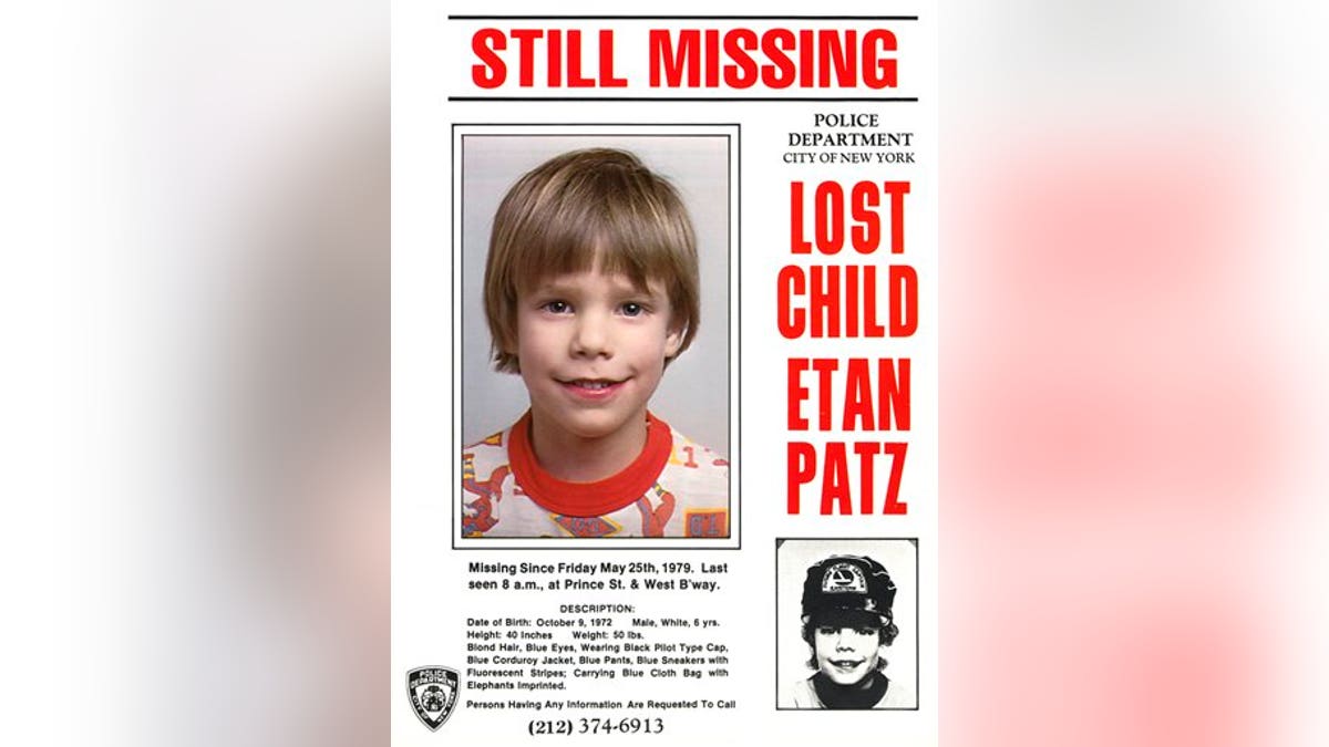 Eitan Patz disappeared in New York on May 25, 1979.