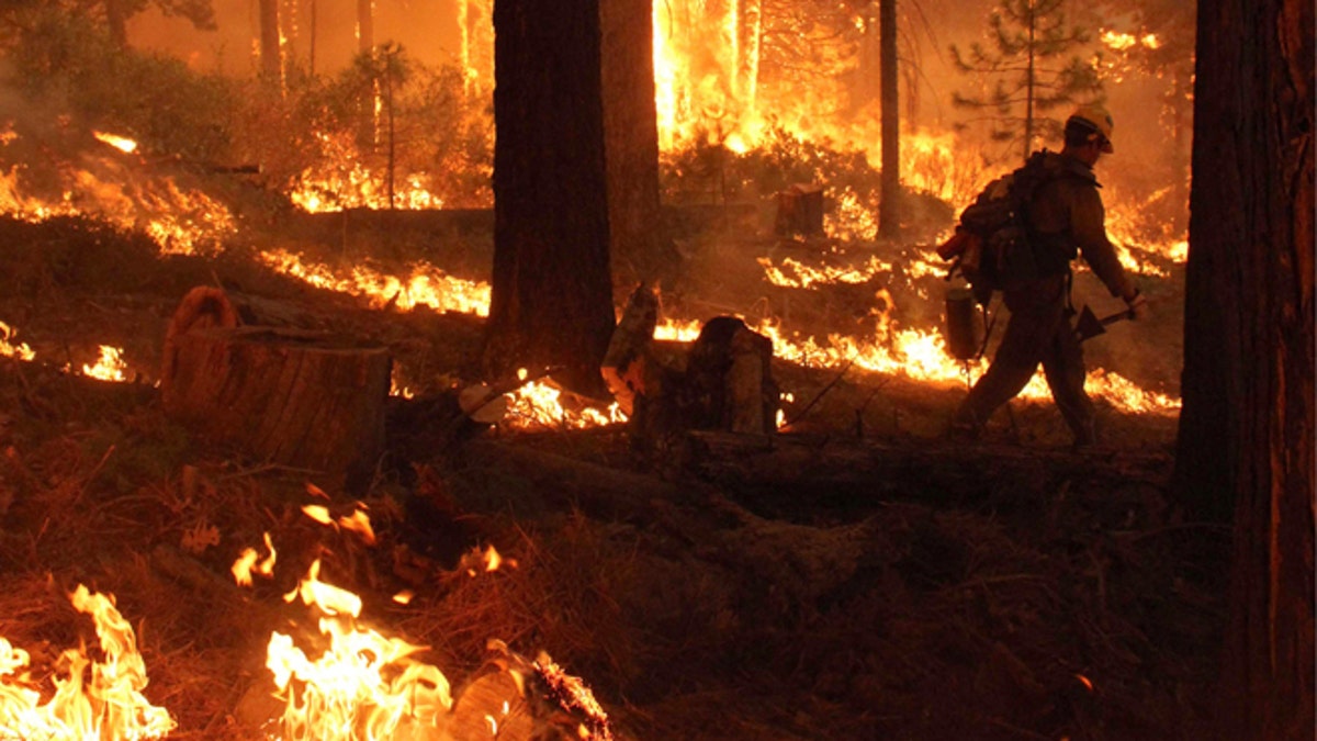 APTOPIX Western Wildfires Yosemite